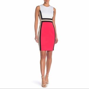 💥 SPRING CLEANING SALE | Calvin Klein - Flirty Sleeveless Sheath Dress
